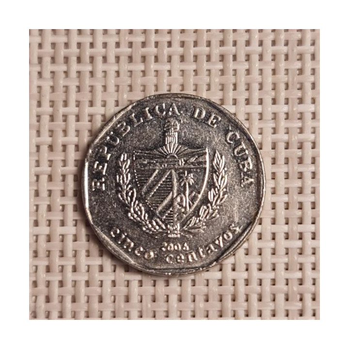 Cuba 5 Centavos 2006 KM-575.2 XF