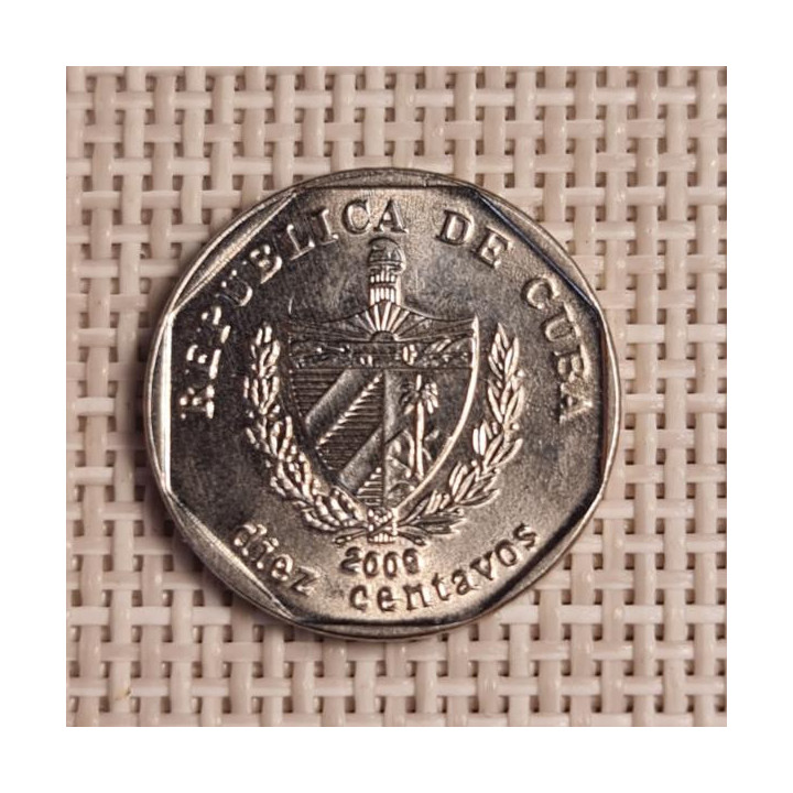 Cuba 10 Centavos 2009 KM-576.2 VF