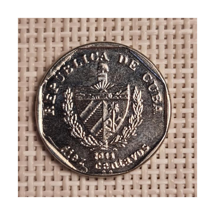Cuba 10 Centavos 2013 KM-576.2 VF