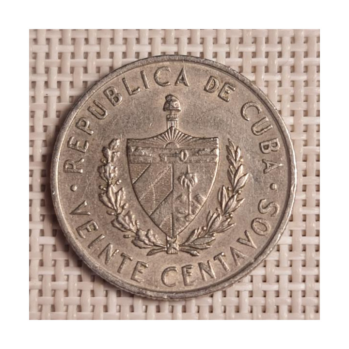 Cuba 20 Centavos 1962 KM-31 VF