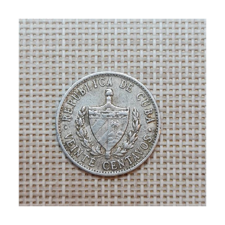 Cuba 20 Centavos 1969 KM-35 VF