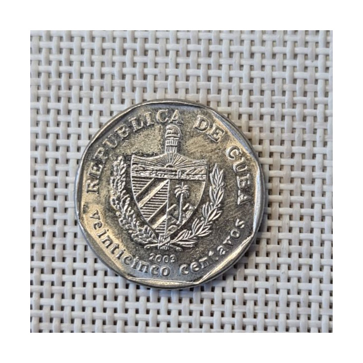 Cuba 25 Centavos 2003 KM-577.2 VF
