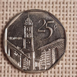 Cuba 25 Centavos 2008 KM-577.2 VF