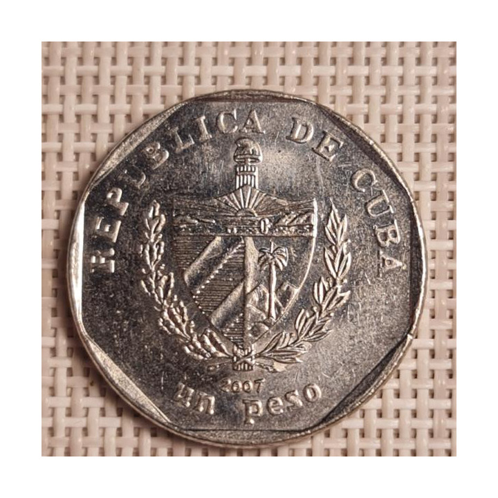 Cuba 1 Peso 2007 KM-579.2 VF