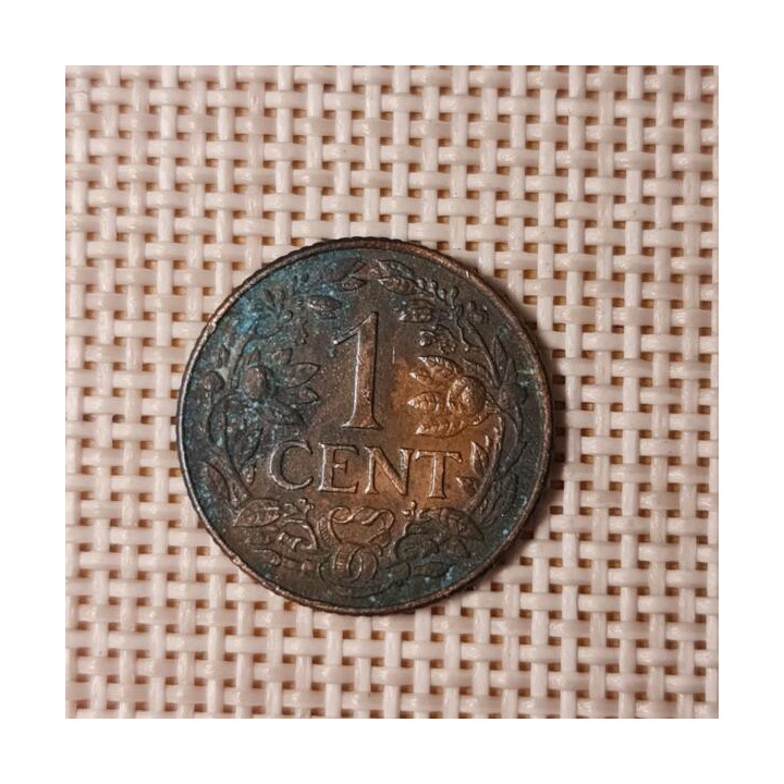 Curaçao 1 Cent 1944 KM-41 VF