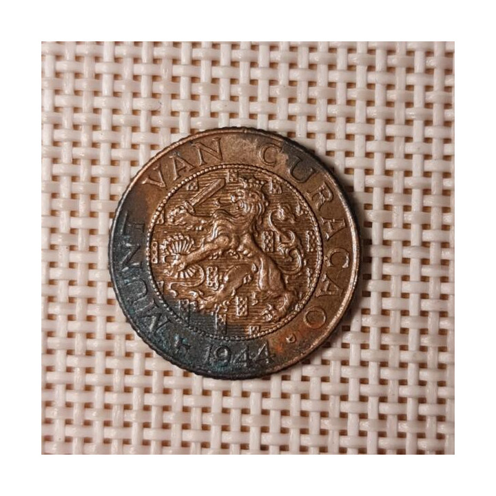 Curaçao 1 Cent 1944 KM-41 VF