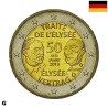 Germany 2 Euro 2013 G "Elysée Treaty" UNC