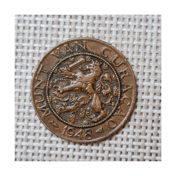 Curaçao 2½ Cents 1948 KM-42 VF