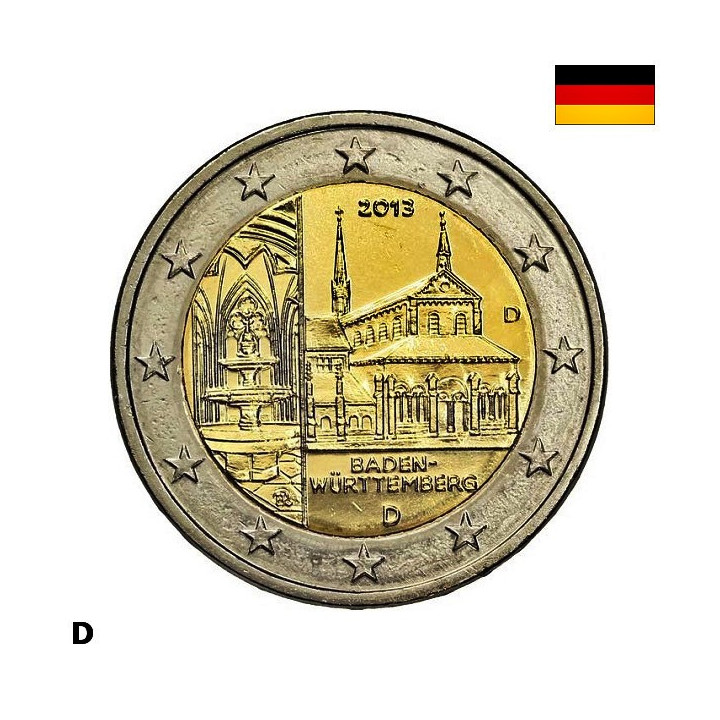 Germany 2 Euro 2013 D "Baden" UNC