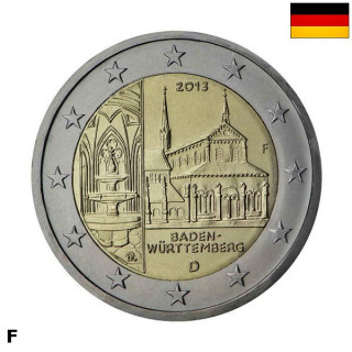 Germany 2 Euro 2013 F "Baden" UNC