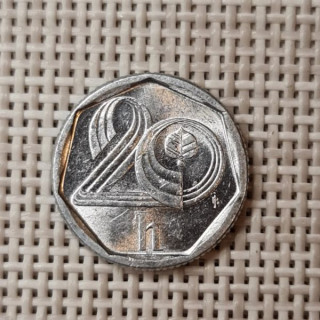 Czech Republic 20 Hellers 1996 KM-2.1 XF