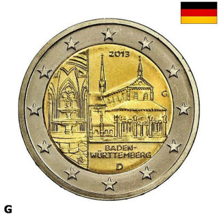 Germany 2 Euro 2013 G "Baden" UNC