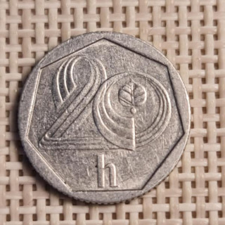 Czech Republic 20 Hellers 1999 KM-2.3 VF