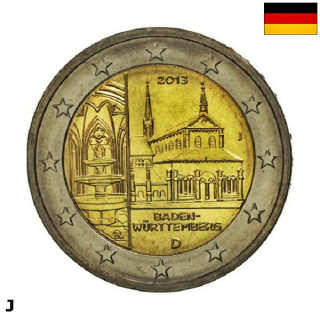 Germany 2 Euro 2013 J "Baden" UNC