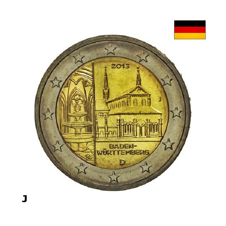 Germany 2 Euro 2013 J "Baden" UNC