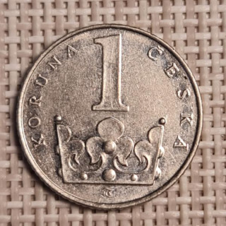 Czech Republic 1 Koruna 1994 KM-7 VF