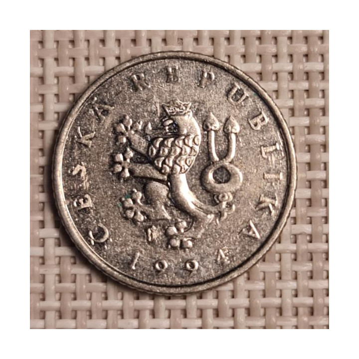 Czech Republic 1 Koruna 1994 KM-7 VF