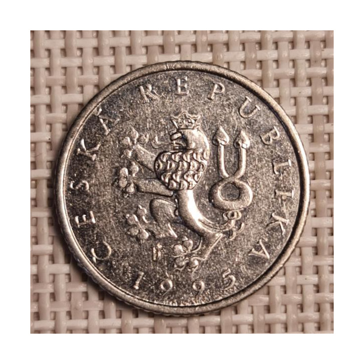 Czech Republic 1 Koruna 1995 KM-7 VF