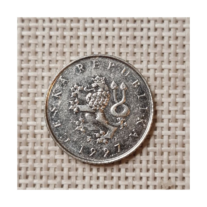 Czech Republic 1 Koruna 1997 KM-7 VF