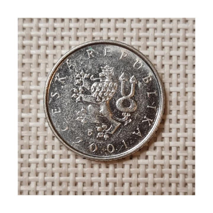 Czech Republic 1 Koruna 2001 KM-7 VF