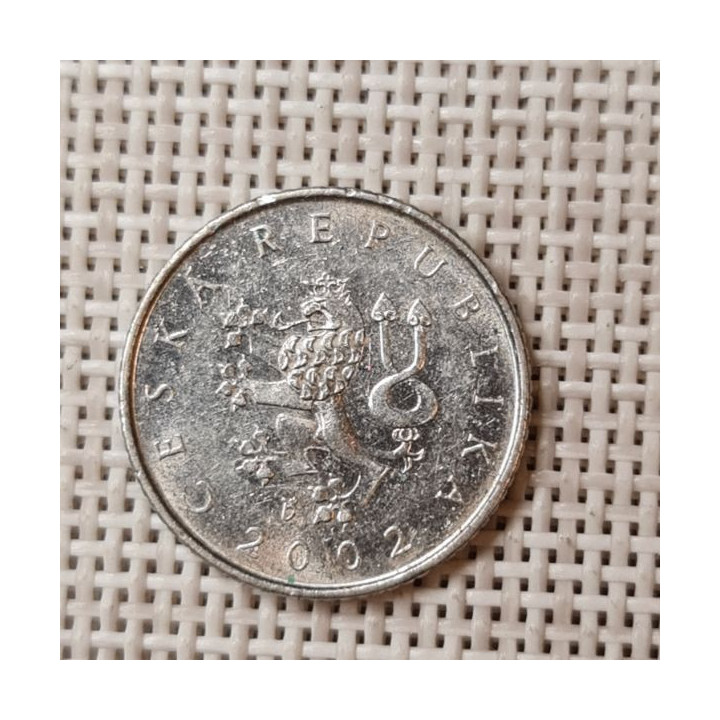 Czech Republic 1 Koruna 2002 KM-7 VF