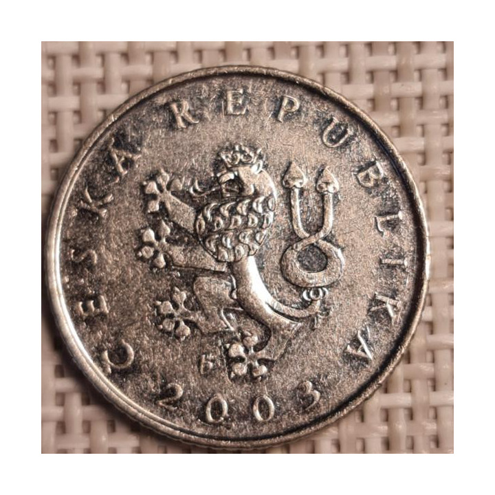 Czech Republic 1 Koruna 2003 KM-7 VF