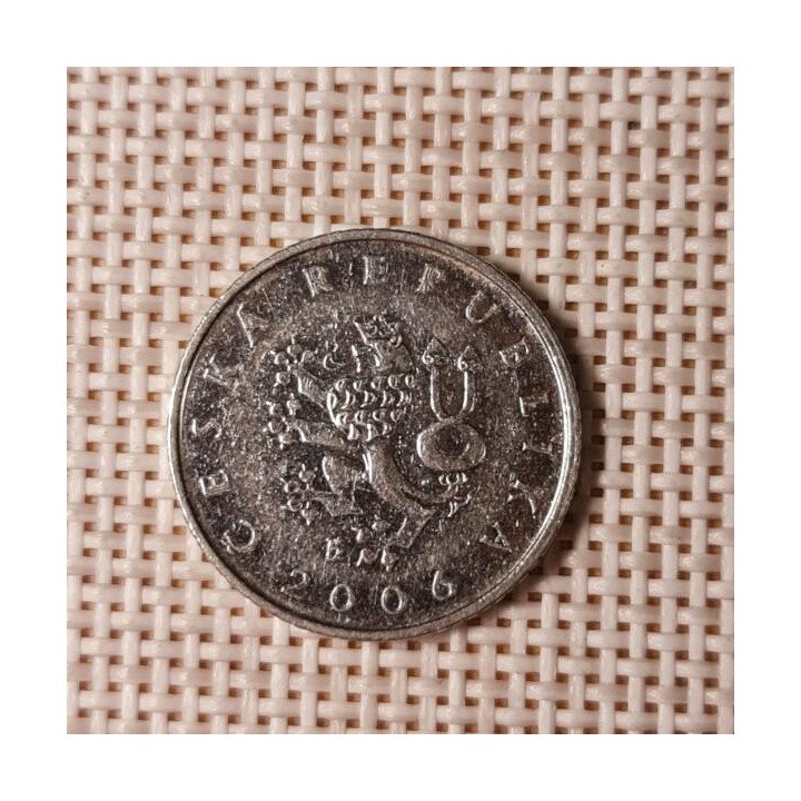 Czech Republic 1 Koruna 2006 KM-7 VF