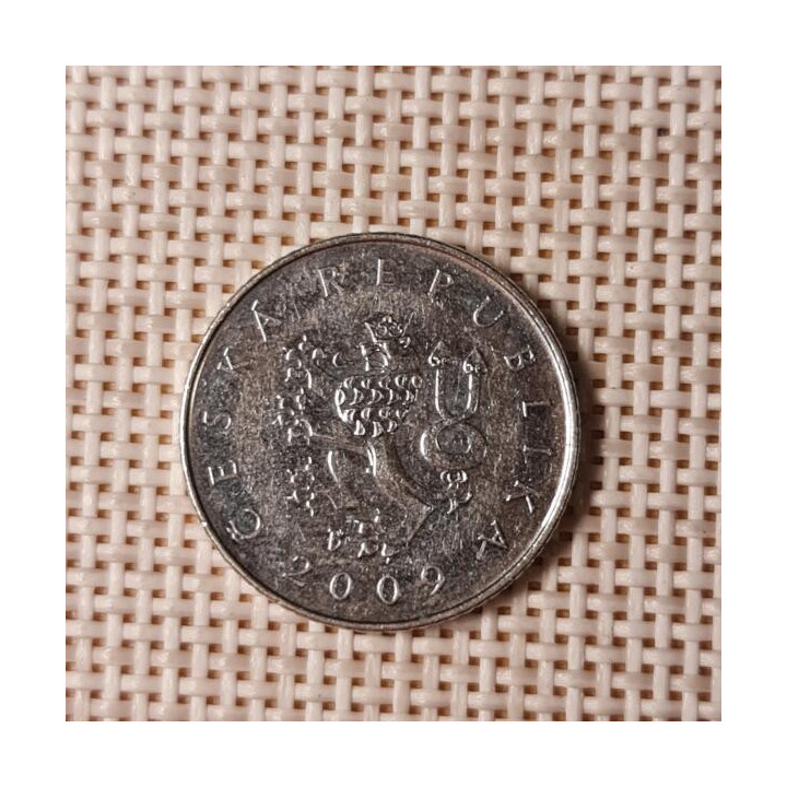 Czech Republic 1 Koruna 2009 KM-7 VF