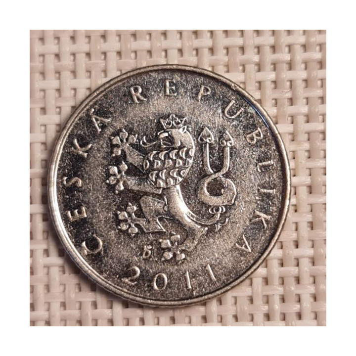 Czech Republic 1 Koruna 2011 KM-7 VF