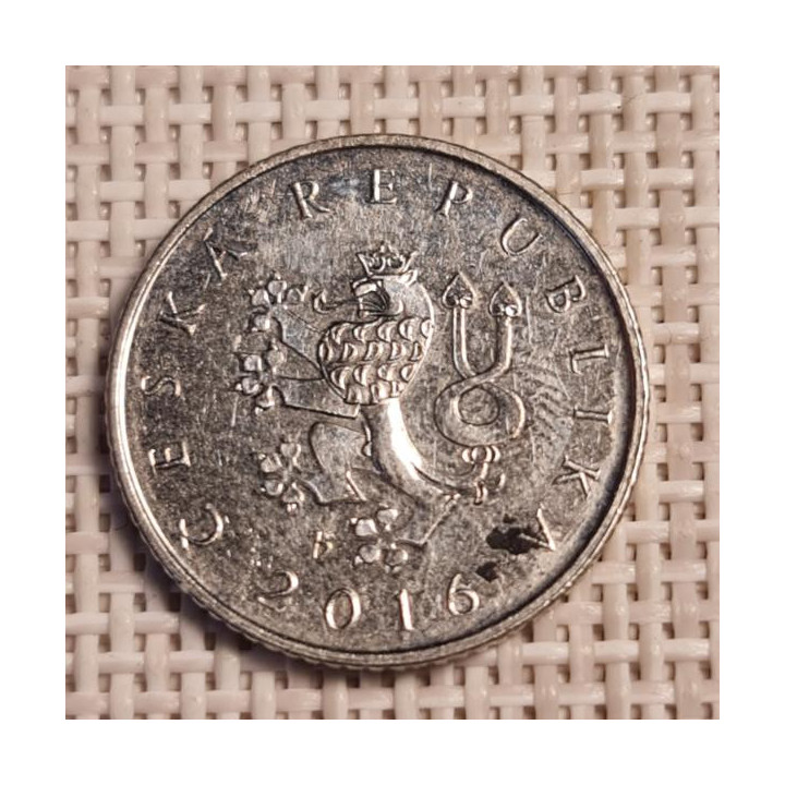 Czech Republic 1 Koruna 2016 KM-7 VF