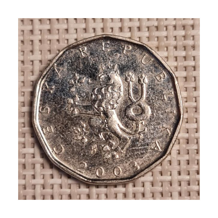 Czech Republic 2 Koruny 2003 KM-9 VF