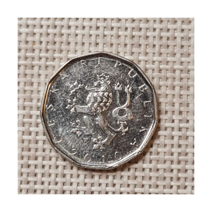 Czech Republic 2 Koruny 2010 KM-9 VF