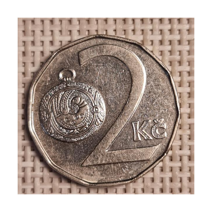 Czech Republic 2 Koruny 2012 KM-9 VF