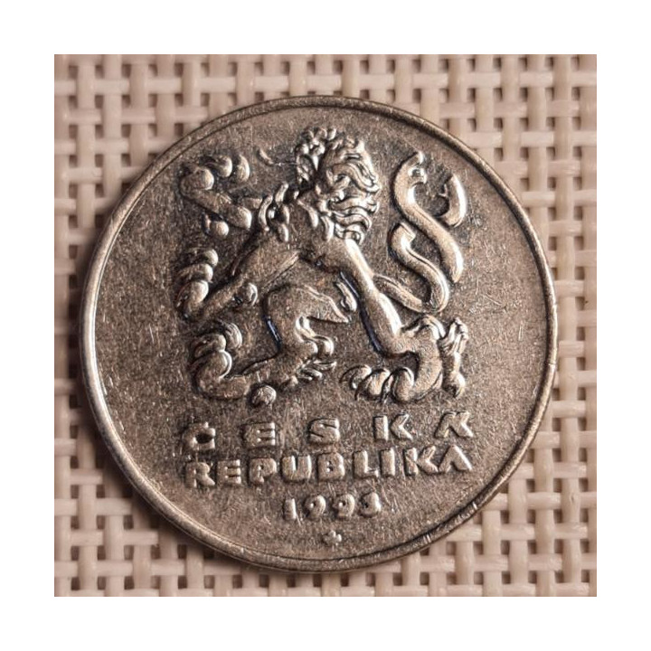 Czech Republic 5 Korun 1993 KM-8 VF