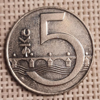 Czech Republic 5 Korun 2002 KM-8 VF