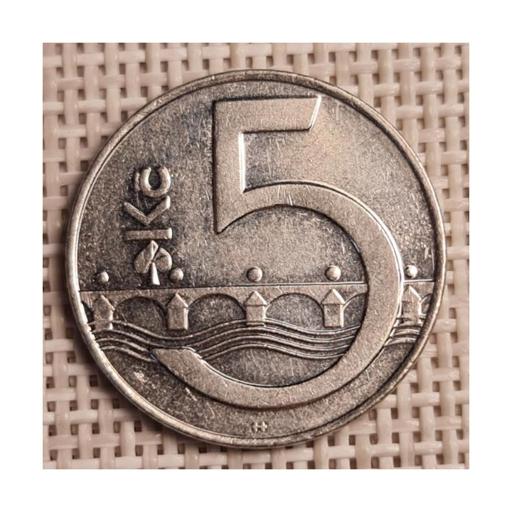 Czech Republic 5 Korun 2010 KM-8 VF