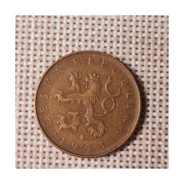 Czech Republic 10 Korun 1993 KM-4 VF