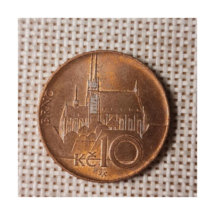 Czech Republic 10 Korun 2016 KM-4 VF