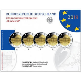 Germany Official 2 Euro Set 2019 Proof
