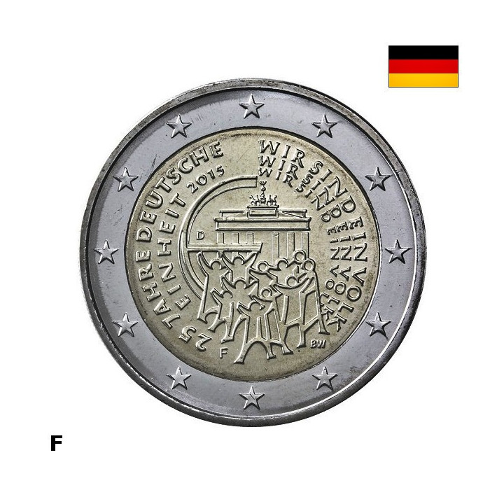 Germany 2 Euro 2015 F "German Unification" UNC